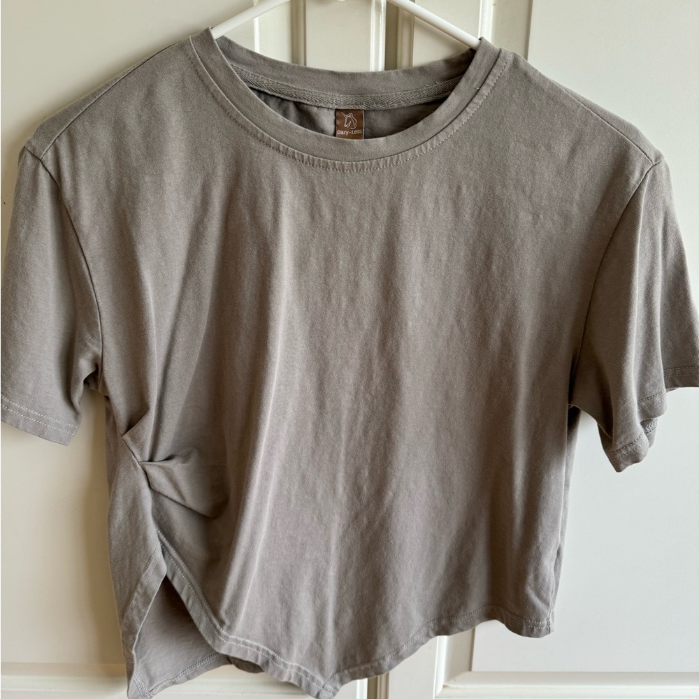 Cute asymmetric crop top